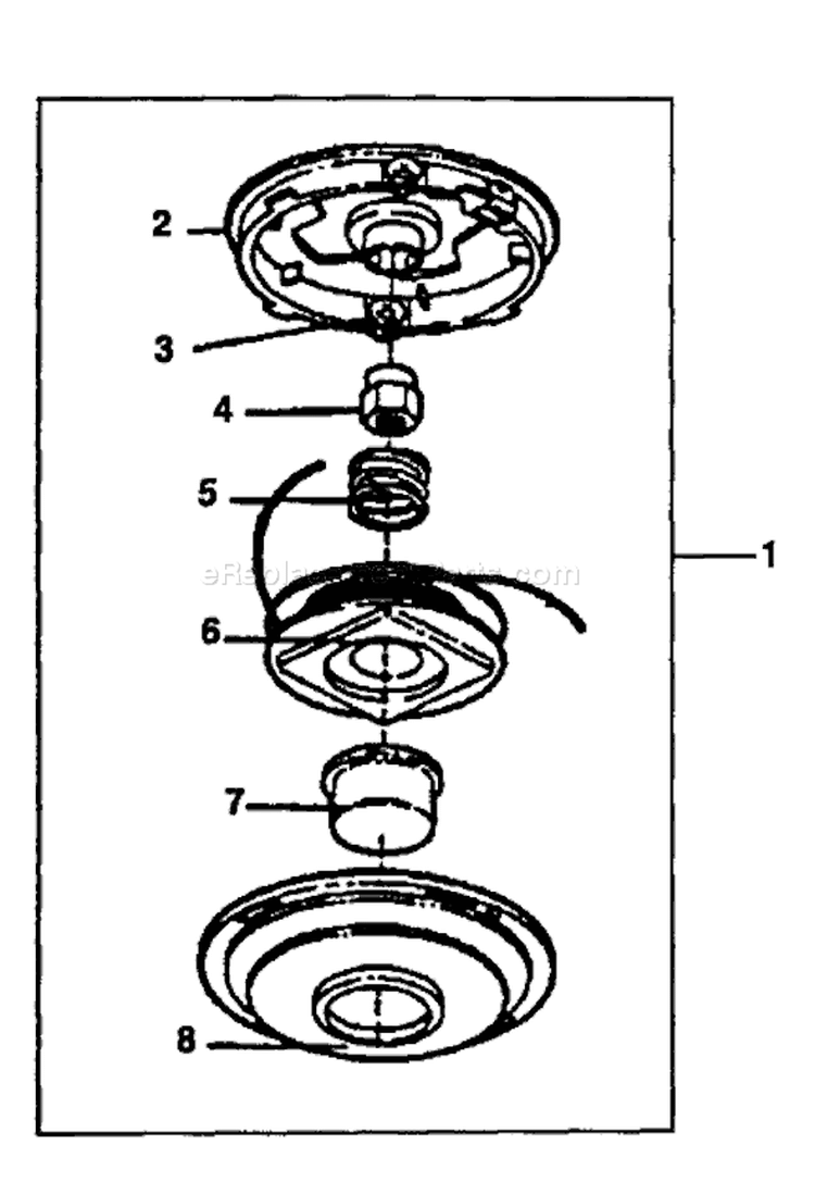 Page B Diagram and Parts List for GT-2000 After S/N 151955 Echo Trimmer