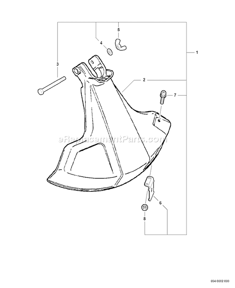Page M Diagram and Parts List for GT-200R 05147268 - 05999999 Echo Trimmer