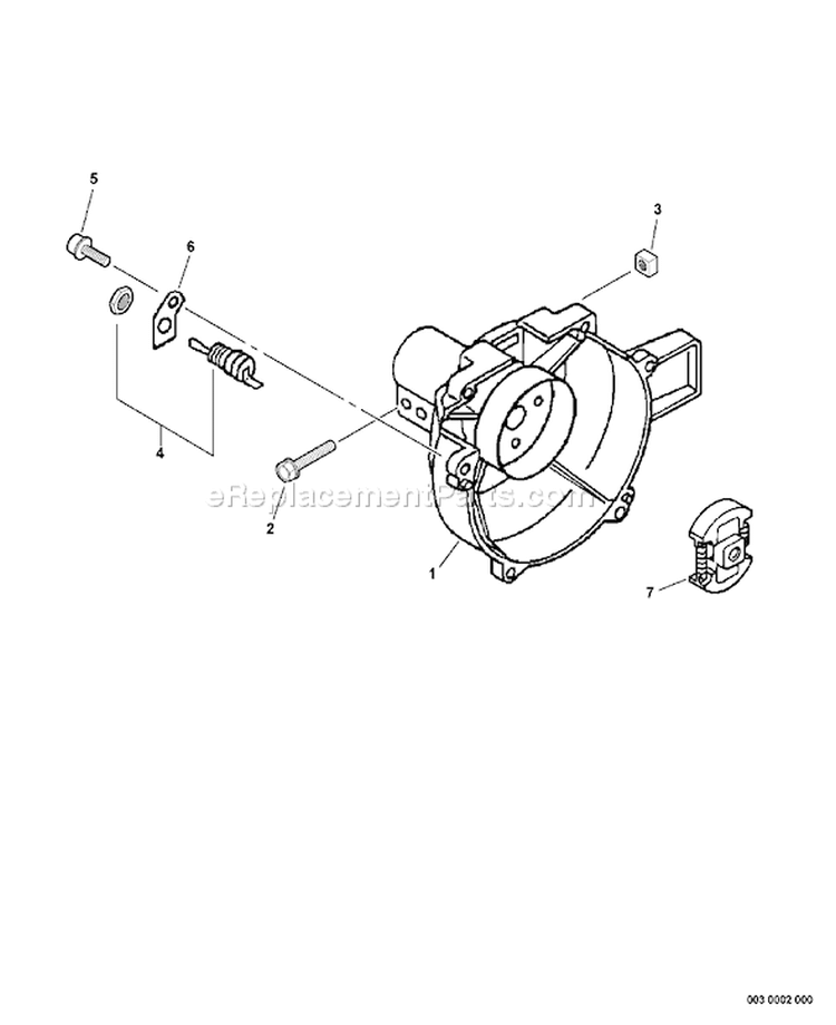 Page E Diagram and Parts List for GT-200R 07003101 - 07999999 Echo Trimmer