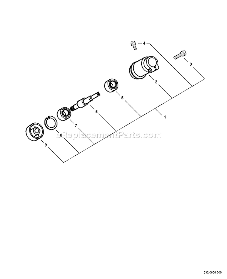 Page G Diagram and Parts List for GT-200R 08143308 - 08999999 Echo Trimmer