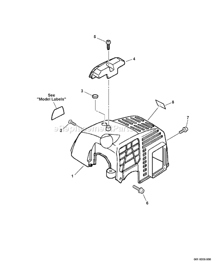 Page B Diagram and Parts List for GT-200R 10002730 - 10999999 Echo Trimmer