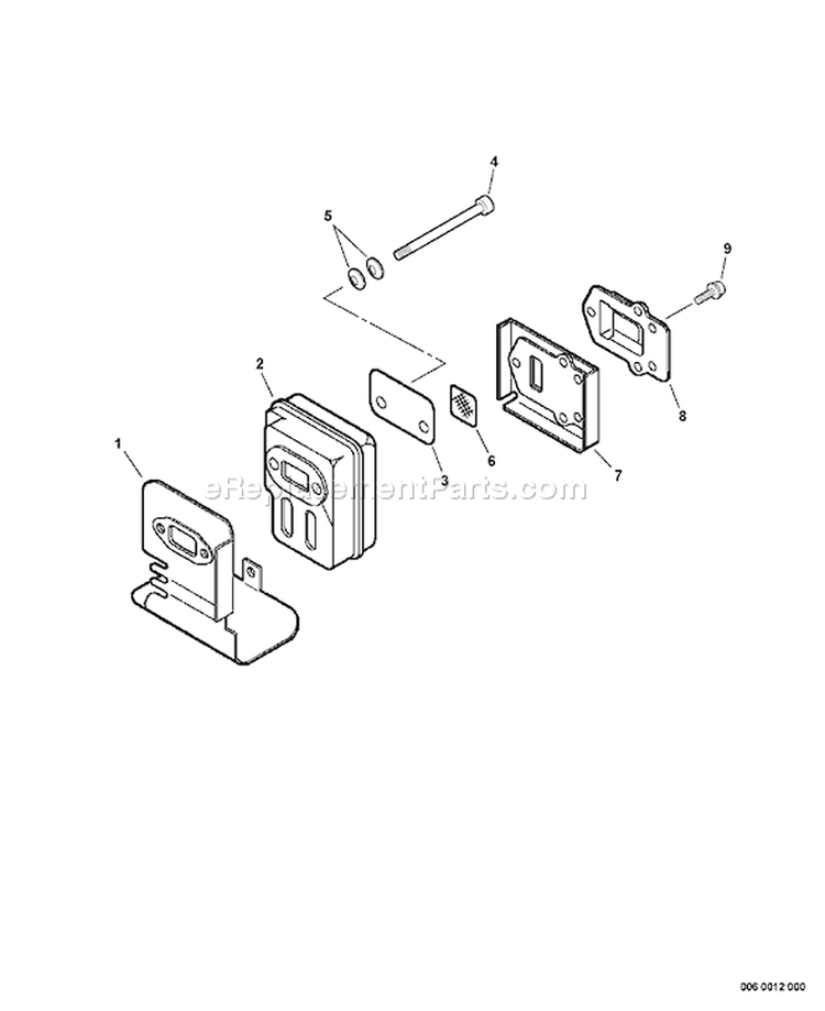 Page D Diagram and Parts List for GT-200I S65211001001-S65211999999 Echo Trimmer