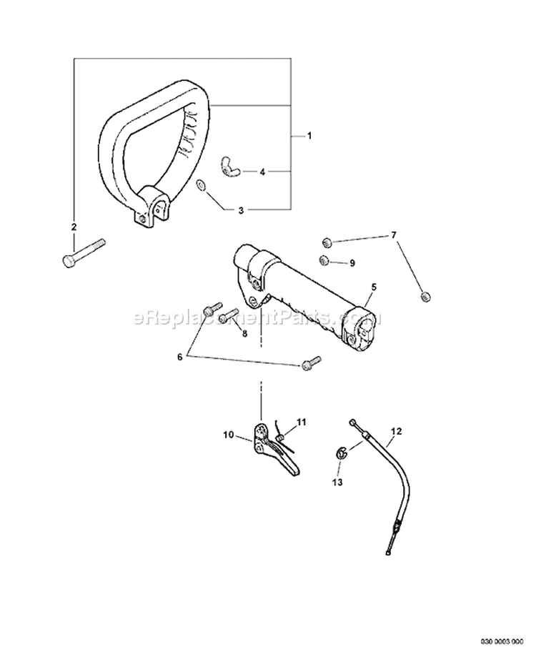 Page I Diagram and Parts List for GT-200I S72712001001-S72712999999 Echo Trimmer