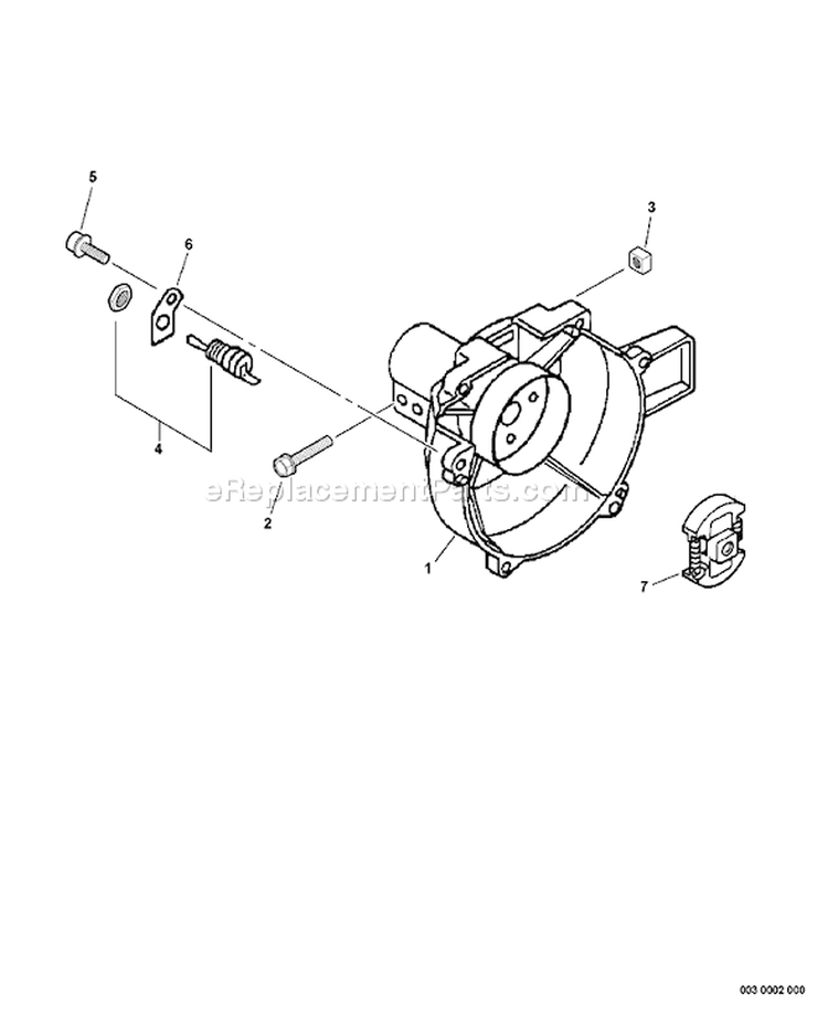 Page E Diagram and Parts List for GT-201I 06001843 - 06999999 Echo Trimmer