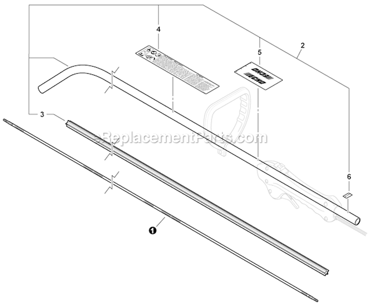 Page N Diagram and Parts List for GT-225 S09812001001-S09812999999 Echo Trimmer