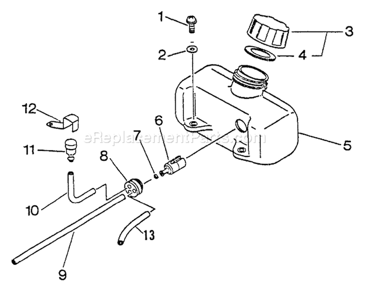 Page C Diagram and Parts List for HC-1001 After S/N 024001 Echo Hedge Trimmer