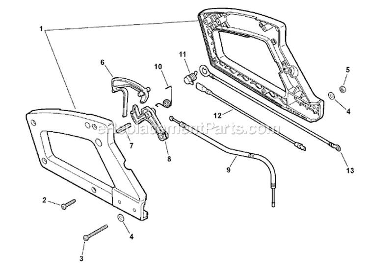 Page L Diagram and Parts List for HC-150I S69911001001 - S69911999999 Echo Hedge Trimmer