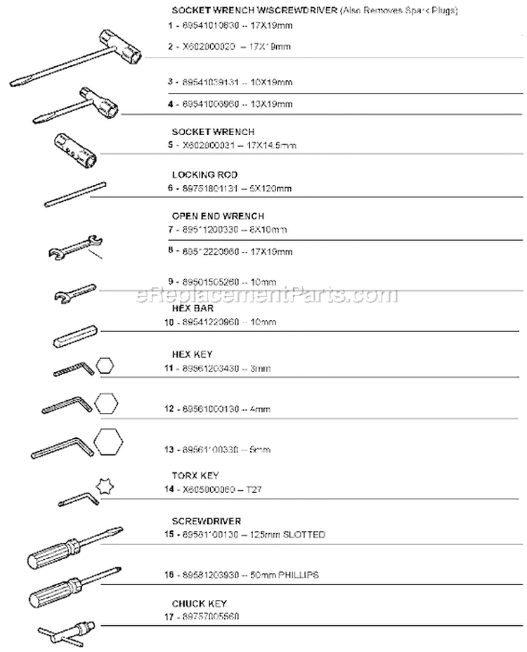 Page Q Diagram and Parts List for HC-150I S76312001001 - S76312999999 Echo Hedge Trimmer