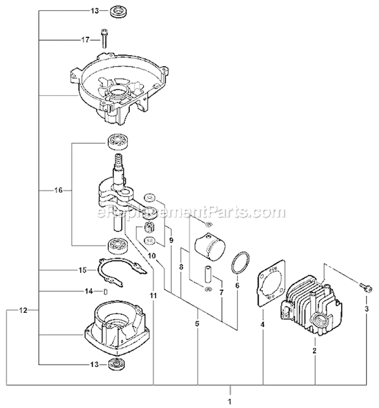 Page D Diagram and Parts List for HC-150I S76312001001 - S76312999999 Echo Hedge Trimmer