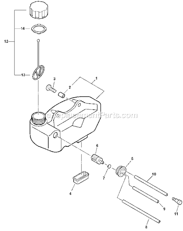 Page F Diagram and Parts List for HC-150I S76312001001 - S76312999999 Echo Hedge Trimmer