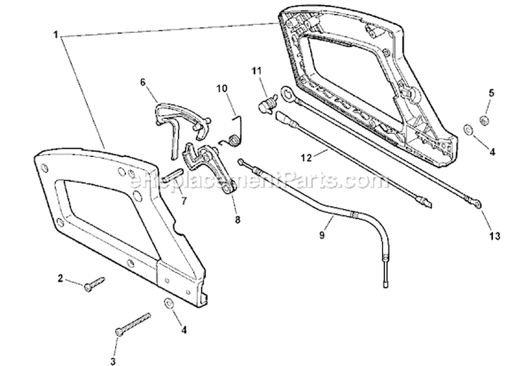 Page L Diagram and Parts List for HC-150I S83813001001 - S83813999999 Echo Hedge Trimmer