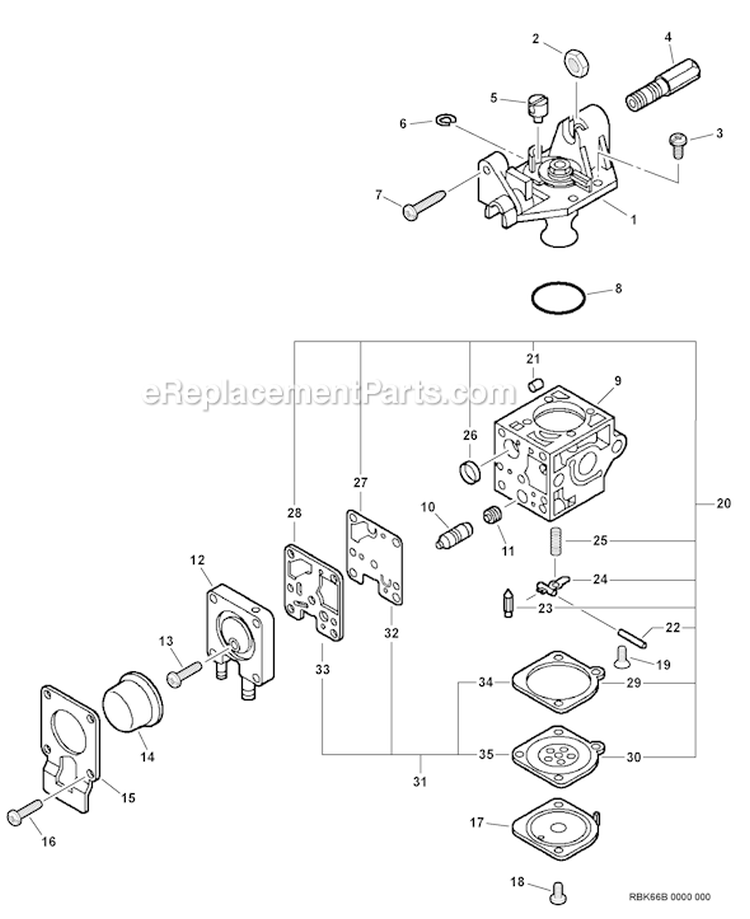 Page A Diagram and Parts List for HC-150I 07001001 - 07999999 Echo Hedge Trimmer