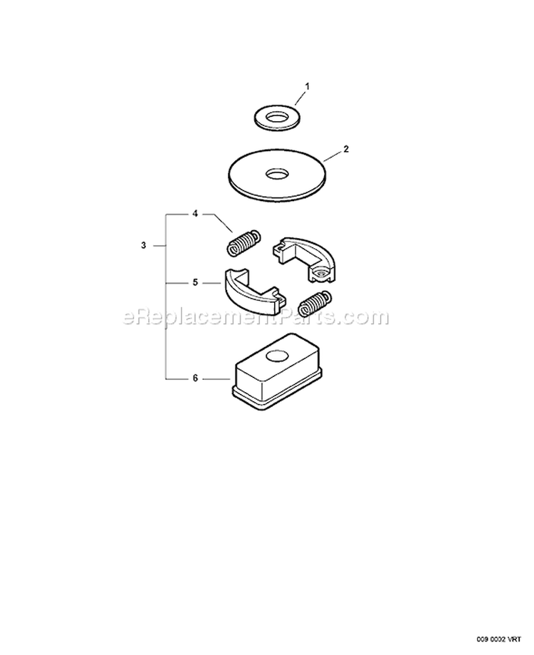 Page B Diagram and Parts List for HC-150 S83613001001 - S83613999999 Echo Hedge Trimmer