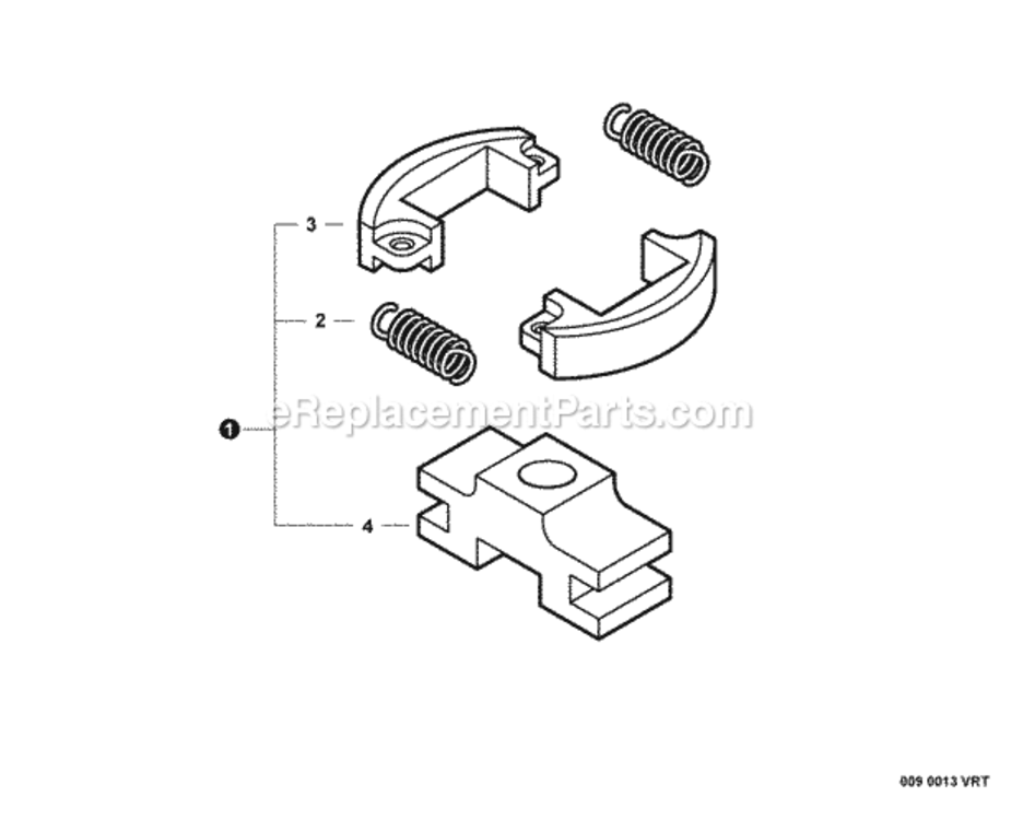 Clutch Diagram and Parts List for HC-152 S95026001001 - S95026999999 Echo Hedge Trimmer