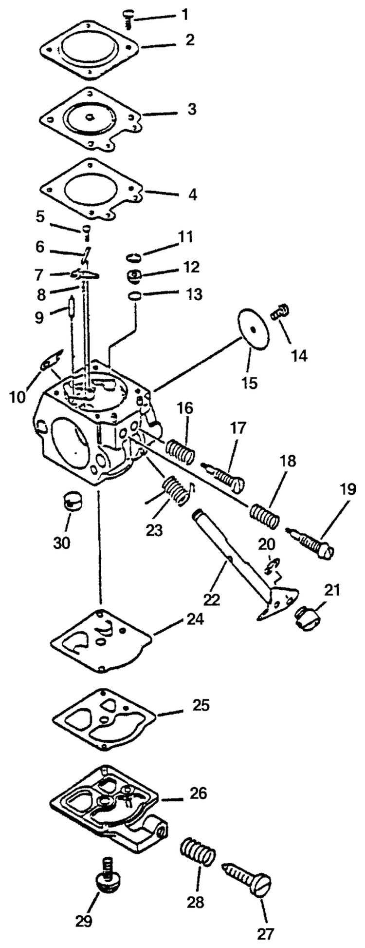 Page A Diagram and Parts List for HC-1600 Type 1 Echo Hedge Trimmer