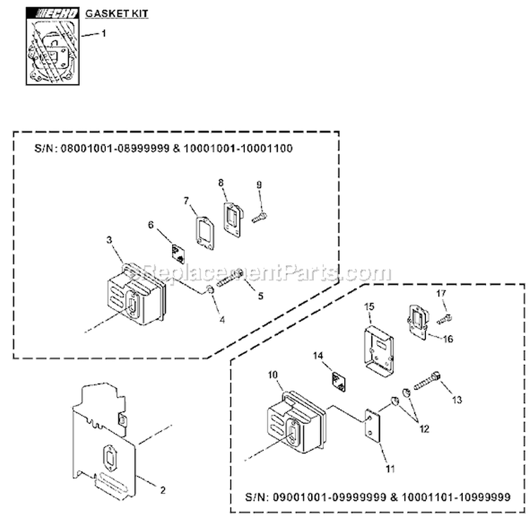 Page C Diagram and Parts List for HC-160  Echo Hedge Trimmer