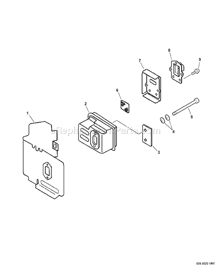 Page E Diagram and Parts List for HC-180 S78012001001 - S78012999999 Echo Hedge Trimmer