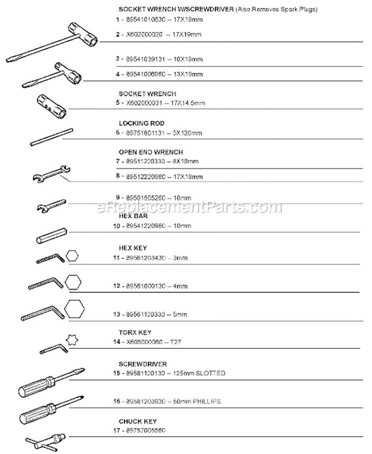 Page P Diagram and Parts List for HC-185 S76812001001 - S76812002377 Echo Hedge Trimmer