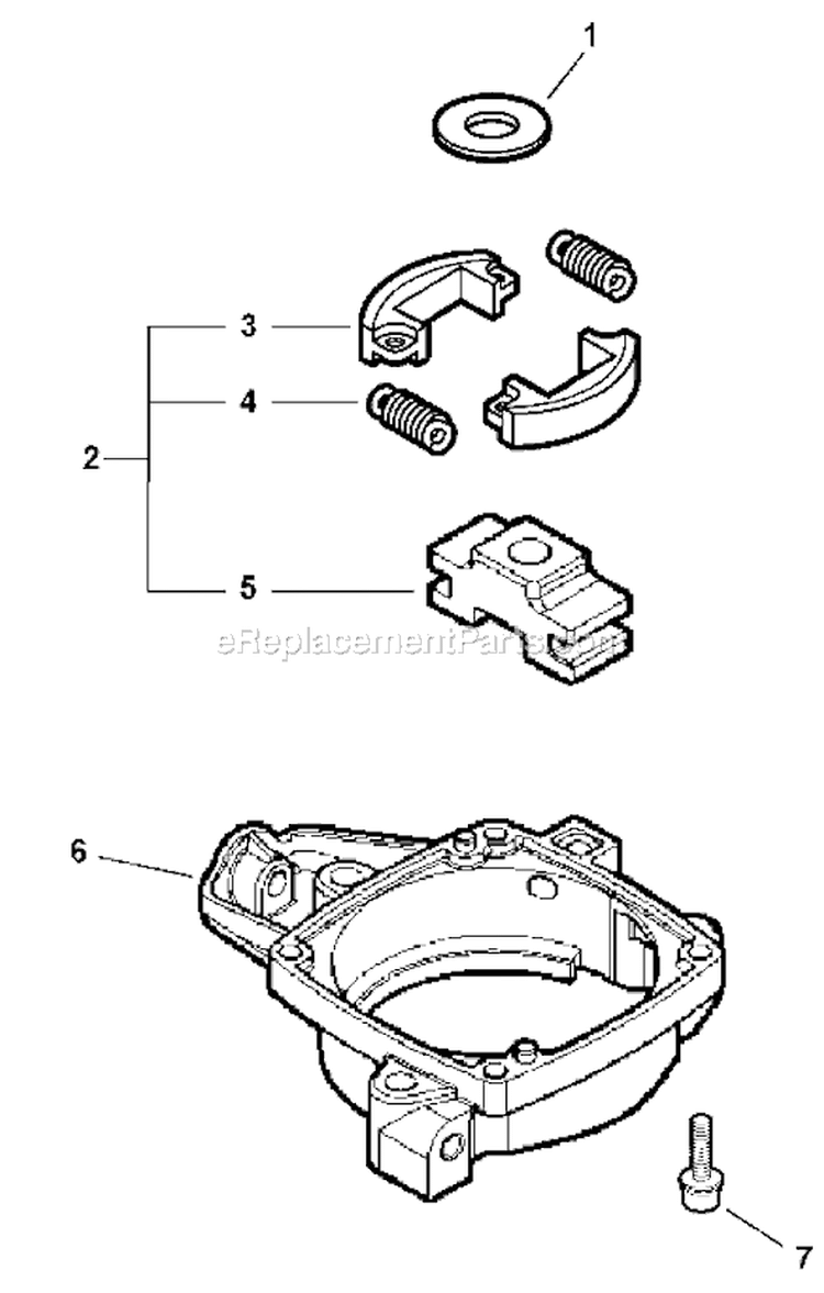 Page B Diagram and Parts List for HC-185 S76812001001 - S76812002377 Echo Hedge Trimmer