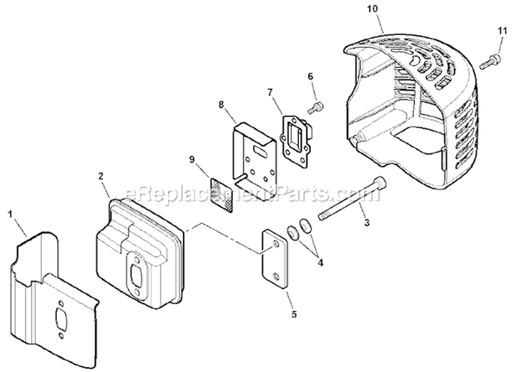 Page E Diagram and Parts List for HC-185 S76812001001 - S76812002377 Echo Hedge Trimmer
