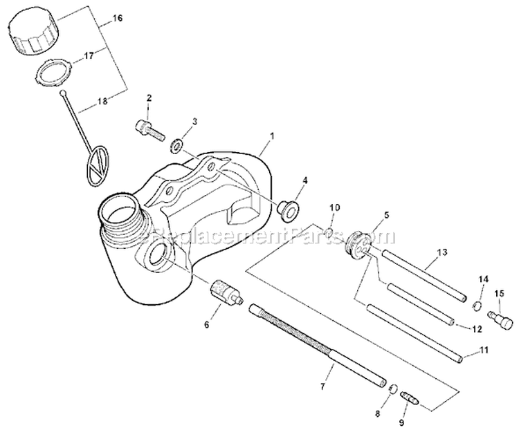 Page F Diagram and Parts List for HC-185 S76812001001 - S76812002377 Echo Hedge Trimmer