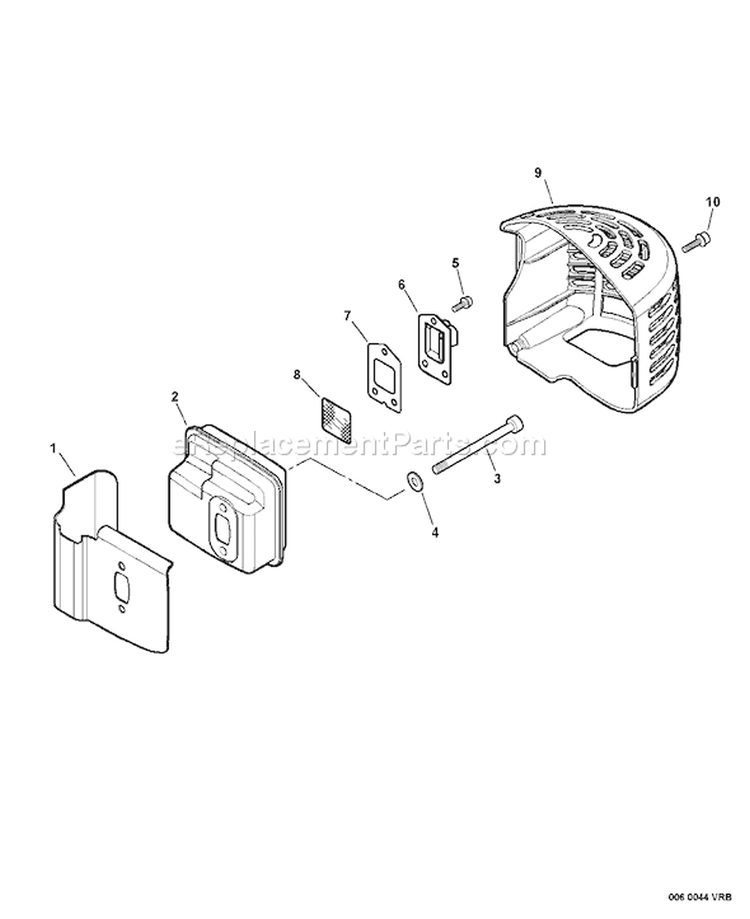 Page E Diagram and Parts List for HC-225 S64711001001 - S64711999999 Echo Hedge Trimmer