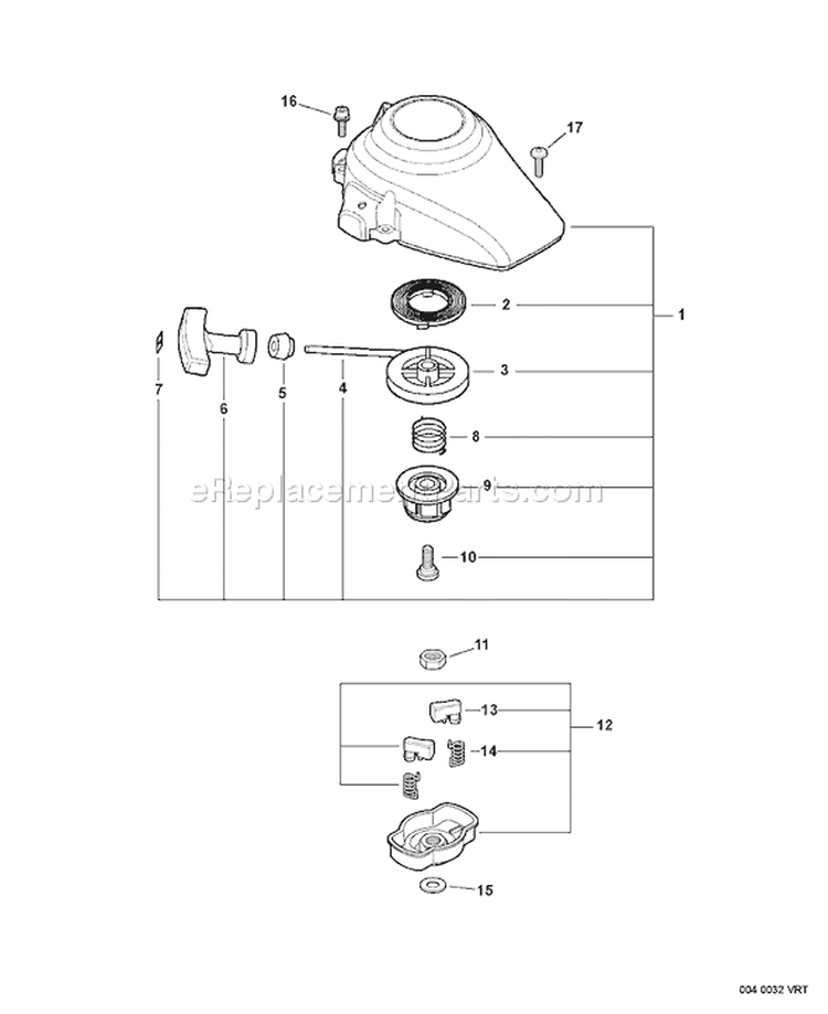 Page O Diagram and Parts List for HC-185 S76812002378 - S76812999999 Echo Hedge Trimmer