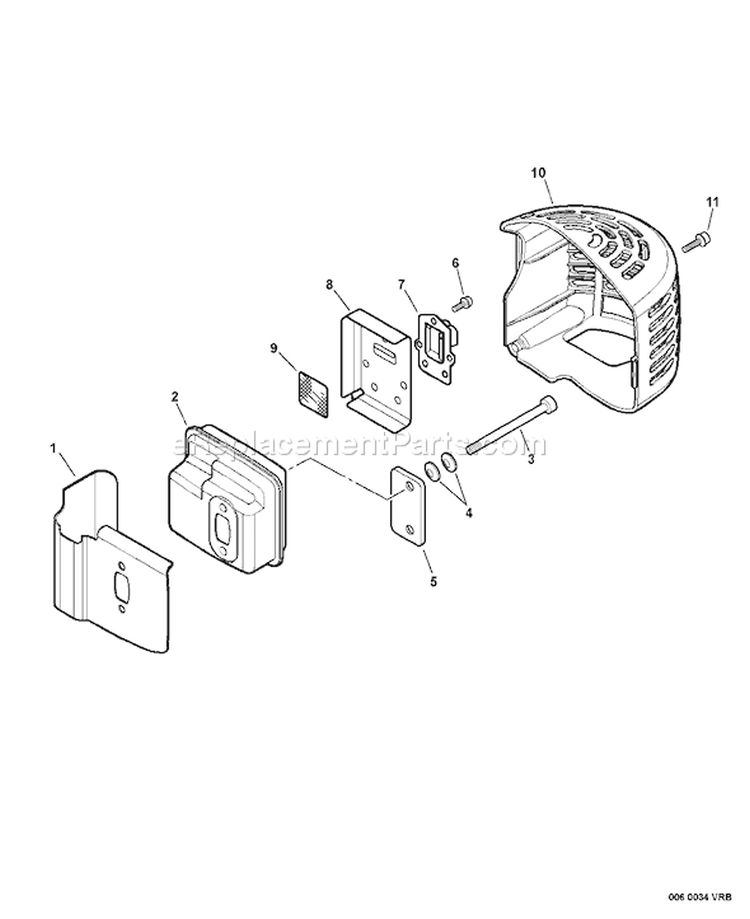 Page E Diagram and Parts List for HC-225 S75912001001 - S75912999999 Echo Hedge Trimmer