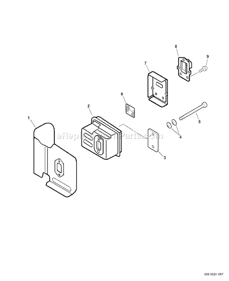 Page E Diagram and Parts List for HC-230 S76512001001 - S76512999999 Echo Hedge Trimmer