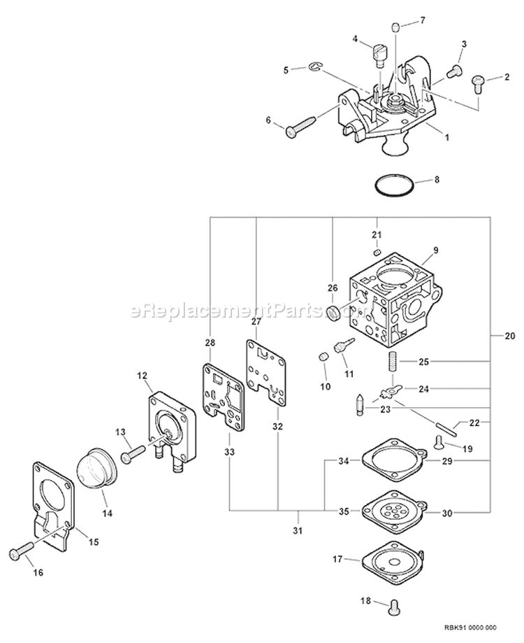 Page A Diagram and Parts List for HC-235 S64811010377 - S64811999999 Echo Hedge Trimmer