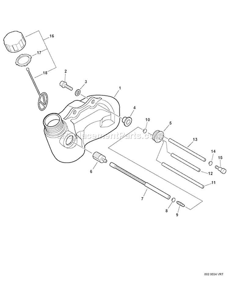 Page G Diagram and Parts List for HC-235 S64811010377 - S64811999999 Echo Hedge Trimmer