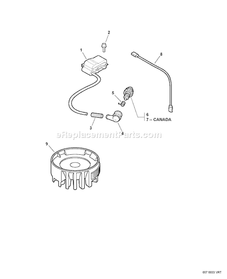 Page I Diagram and Parts List for HC-235 S64811010377 - S64811999999 Echo Hedge Trimmer