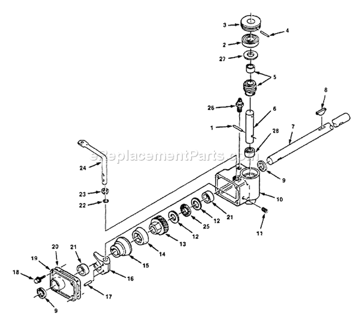 Page C Diagram and Parts List for LM-212PB  Echo Lawn Mower