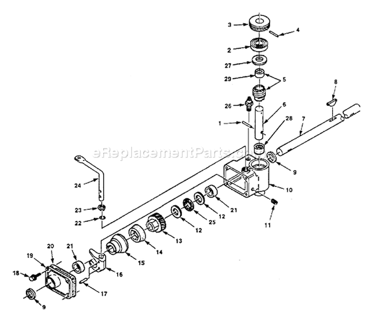 Page C Diagram and Parts List for LM-214P  Echo Lawn Mower