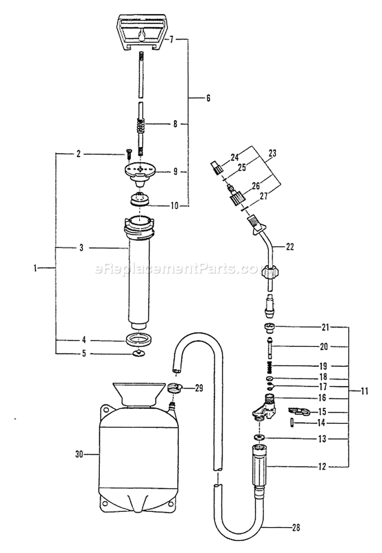 Page A Diagram and Parts List for MS-2  Echo Sprayer