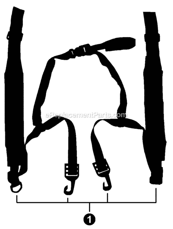 Harness Diagram and Parts List for MS-40BD MSP10001001 - MSP10999999 Echo Sprayer