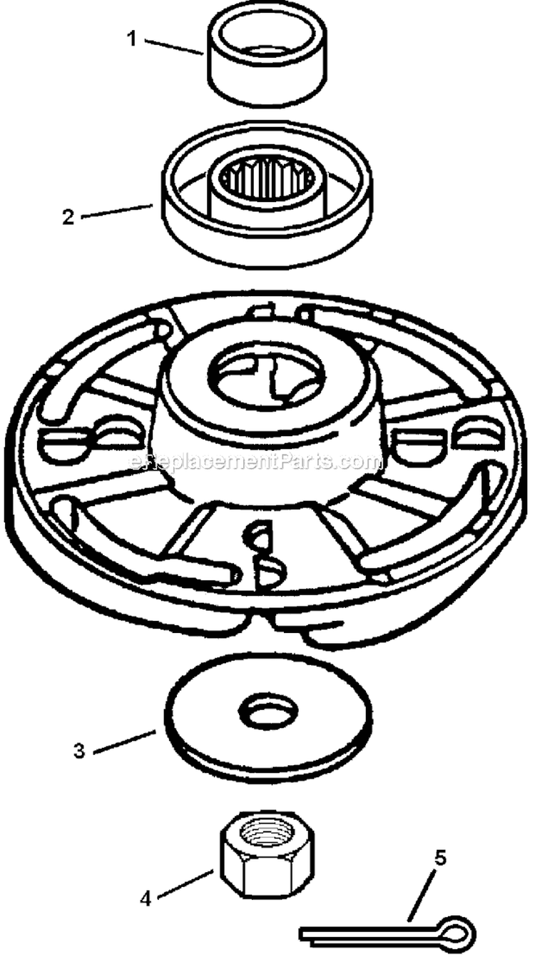 Cutting Head - Heavy Duty Fixed Line Diagram and Parts List for PAS-225 S59511003001-S59511999999 Echo Trimmer