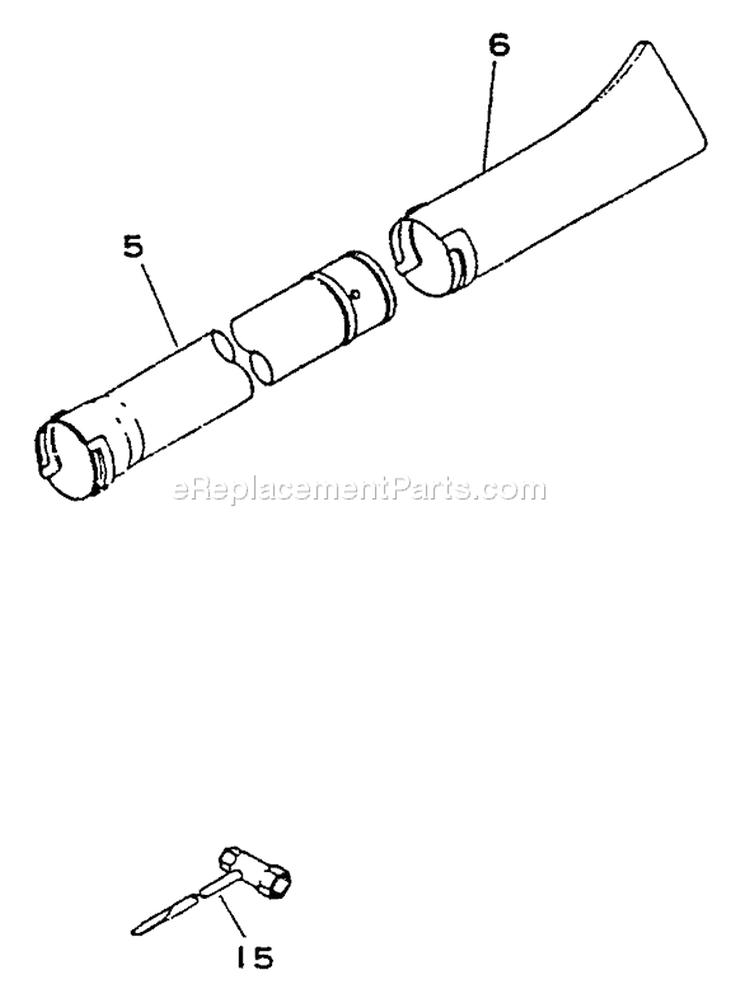 Page A Diagram and Parts List for PB-1000 001001 - 066000 Echo Leaf Blower / Vacuum