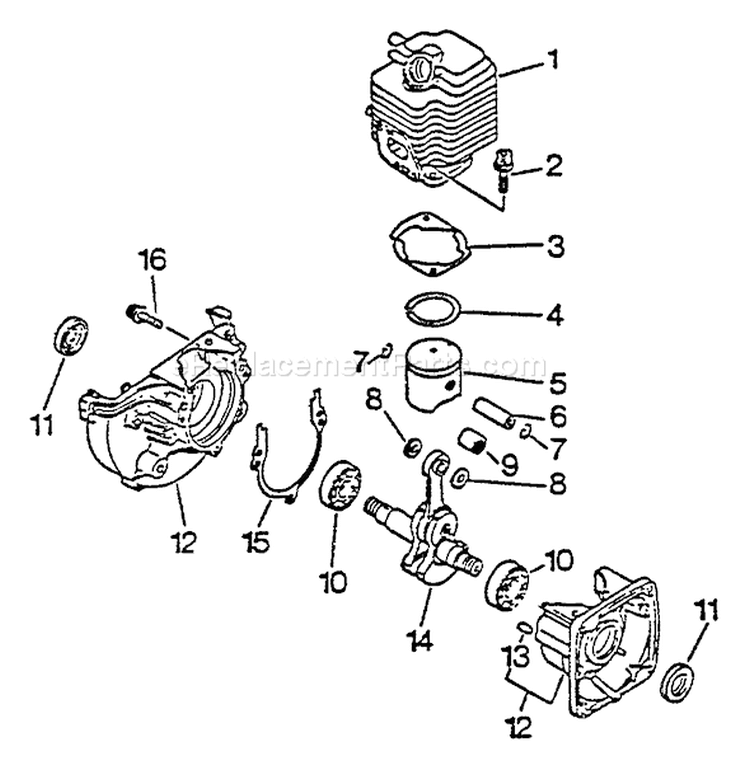 Page B Diagram and Parts List for PB-1010 242732 - 999999 Echo Leaf Blower / Vacuum