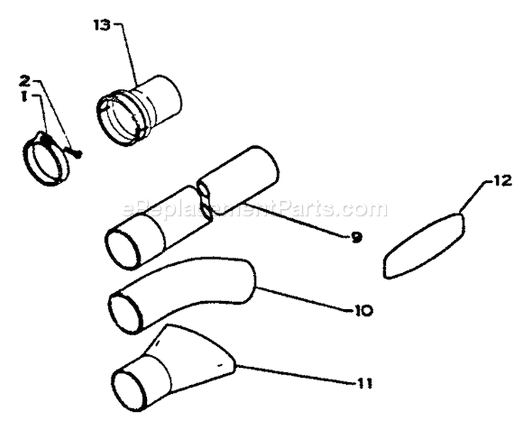 Page A Diagram and Parts List for PB-200 001001 - 099999 Echo Leaf Blower / Vacuum