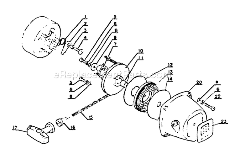 Page J Diagram and Parts List for PB-202 001001 - 0040501 Echo Leaf Blower / Vacuum