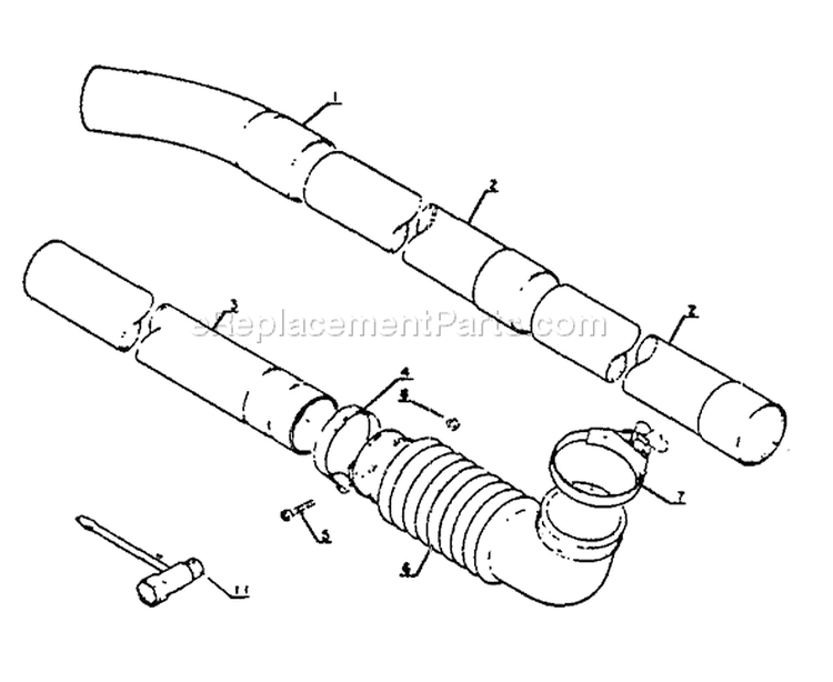 Page C Diagram and Parts List for PB-202 001001 - 0040501 Echo Leaf Blower / Vacuum