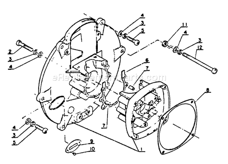 Page E Diagram and Parts List for PB-202 001001 - 0040501 Echo Leaf Blower / Vacuum