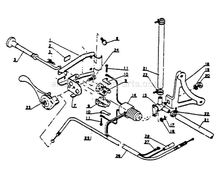 Page L Diagram and Parts List for PB-202 001001 - 0040501 Echo Leaf Blower / Vacuum
