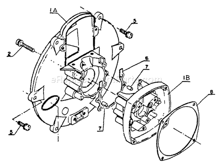 Page E Diagram and Parts List for PB-202 After S/N 0040502 Echo Leaf Blower / Vacuum