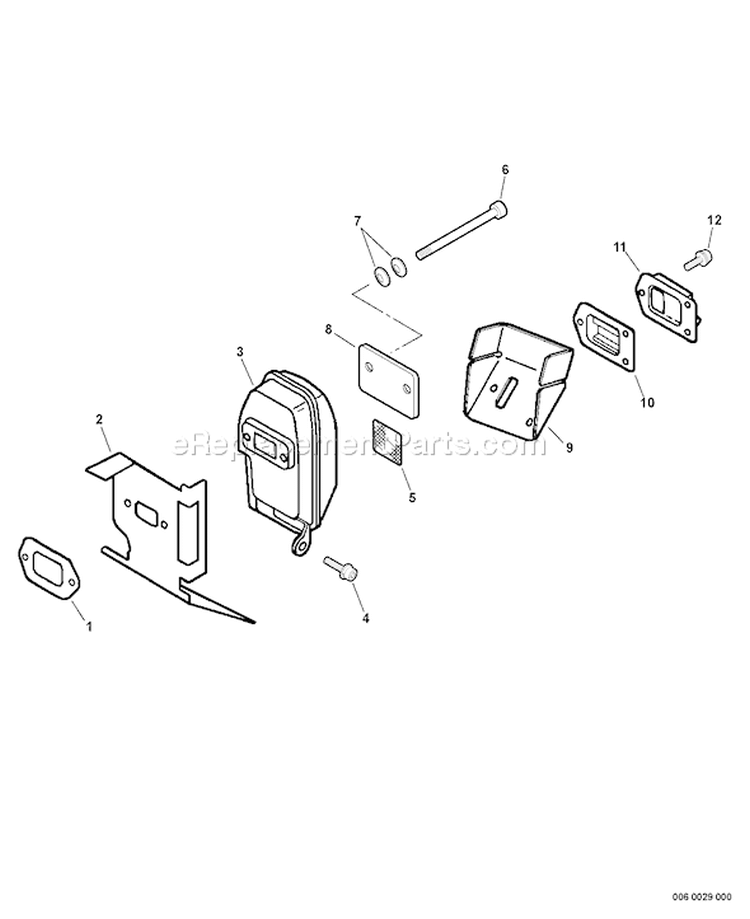 Page C Diagram and Parts List for PB-230LN P05813001001 - P05813999999 Echo Leaf Blower / Vacuum