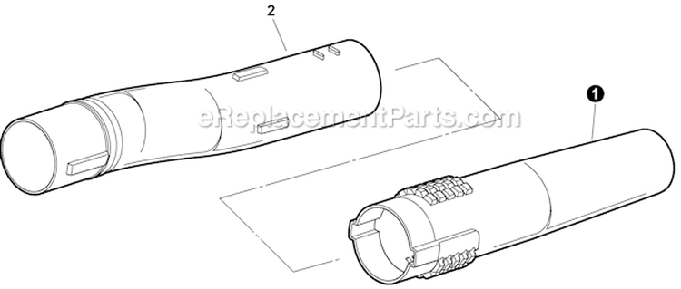 Page A Diagram and Parts List for PB-250  Echo Leaf Blower / Vacuum