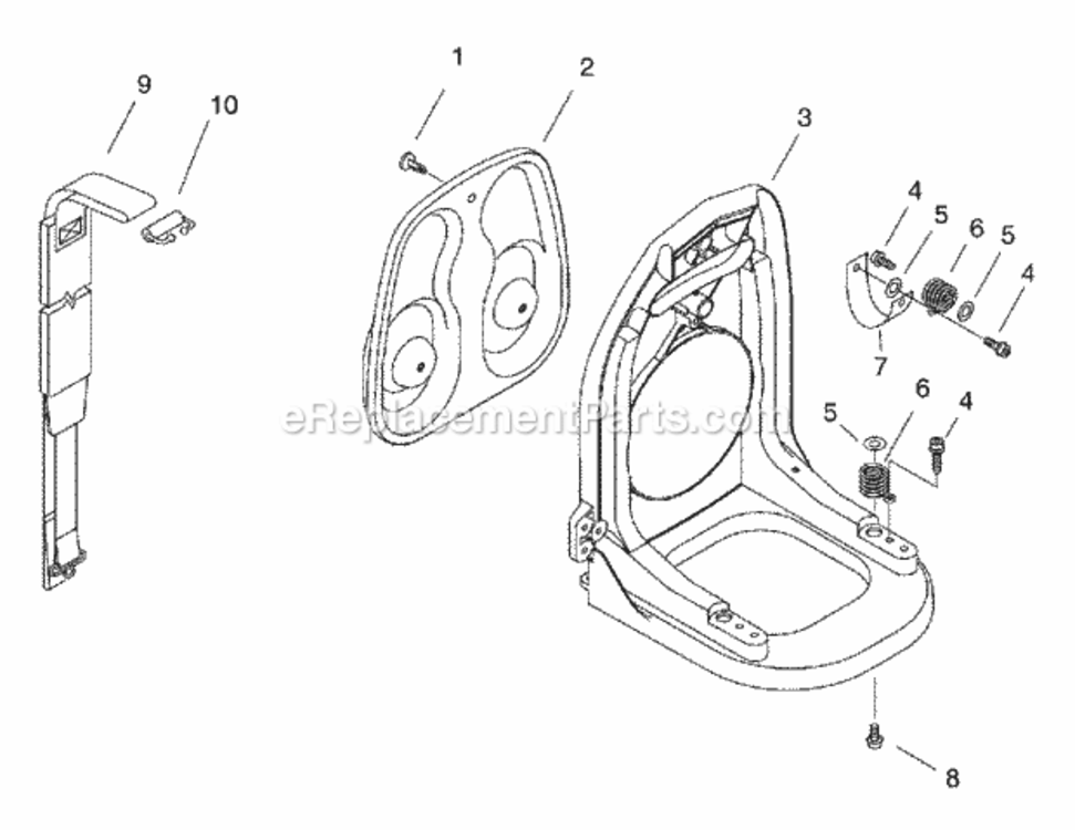 Backpack Diagram and Parts List for PB-265LN P38426001001 - P38426999999 Echo Leaf Blower / Vacuum