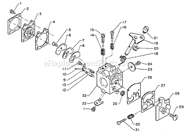 Page A Diagram and Parts List for PB-400 001001-054522 Echo Leaf Blower / Vacuum