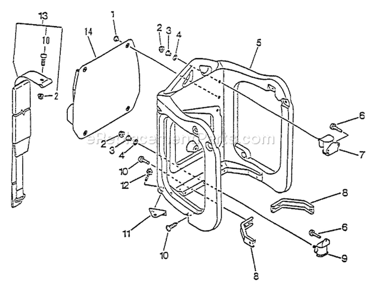 Page A Diagram and Parts List for PB-4600 001001-059918 Echo Leaf Blower / Vacuum